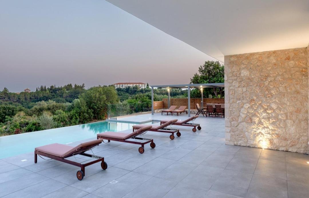 Kefalonia Stone Villas - Villa Petros Kefalonica Τραπεζάκι Εξωτερικό φωτογραφία