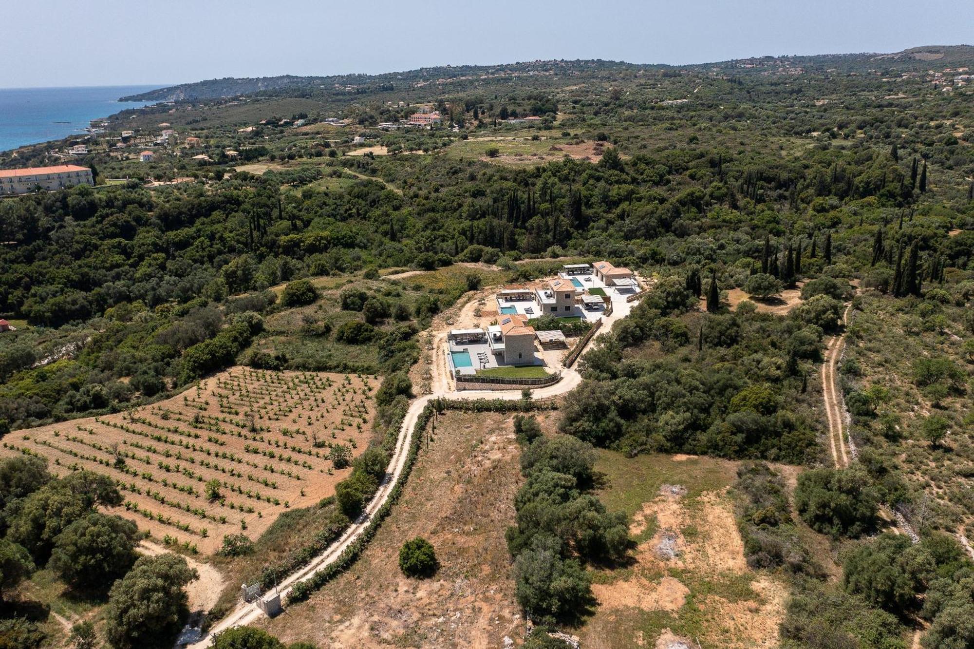 Kefalonia Stone Villas - Villa Petros Kefalonica Τραπεζάκι Εξωτερικό φωτογραφία