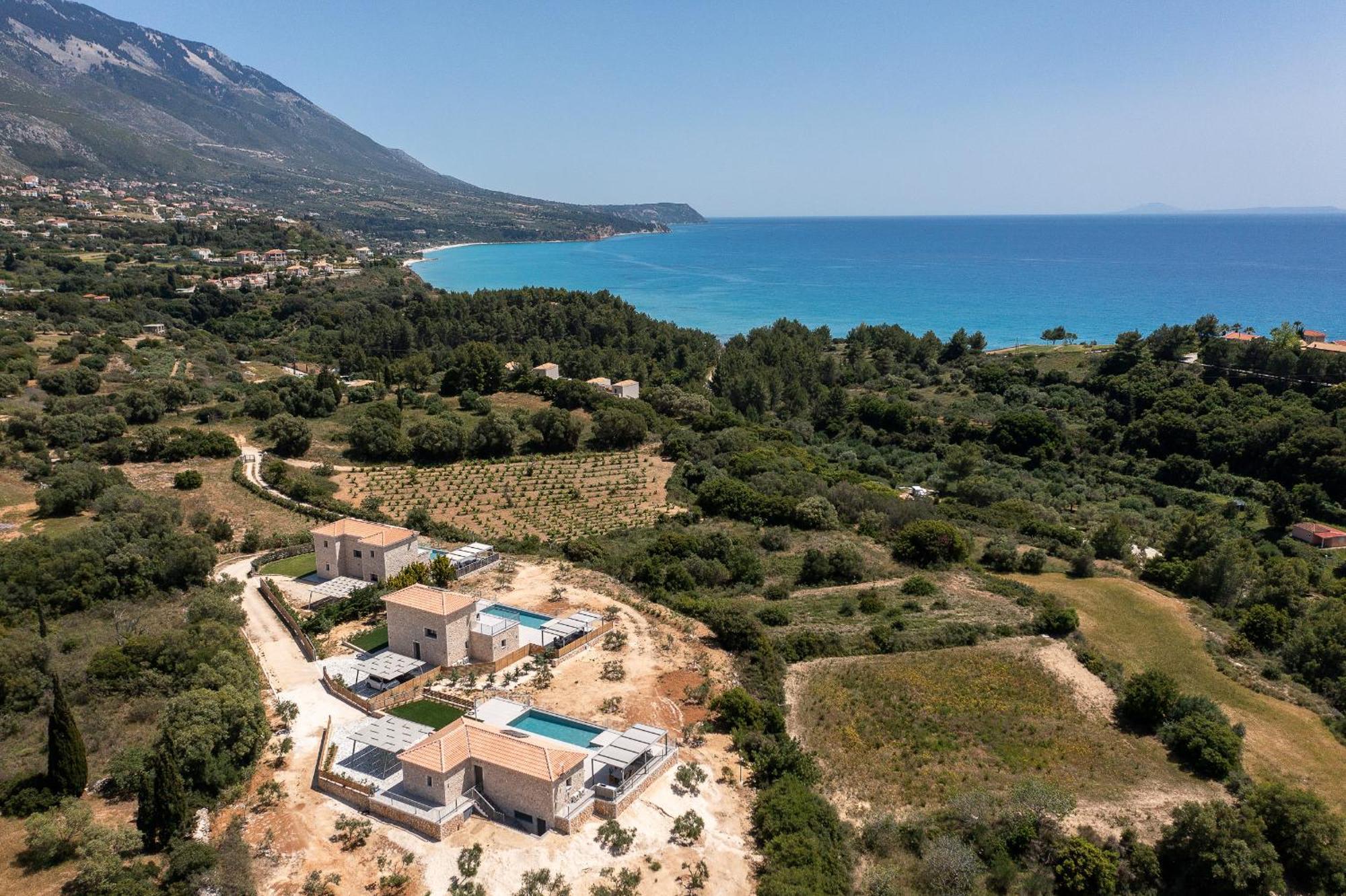Kefalonia Stone Villas - Villa Petros Kefalonica Τραπεζάκι Εξωτερικό φωτογραφία