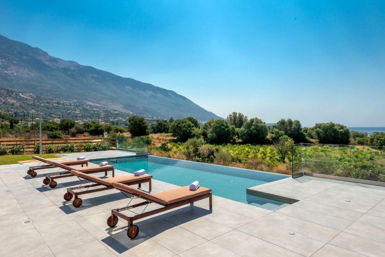 Kefalonia Stone Villas - Villa Petros Kefalonica Τραπεζάκι Εξωτερικό φωτογραφία