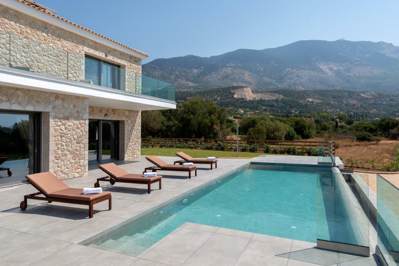 Kefalonia Stone Villas - Villa Petros Kefalonica Τραπεζάκι Εξωτερικό φωτογραφία